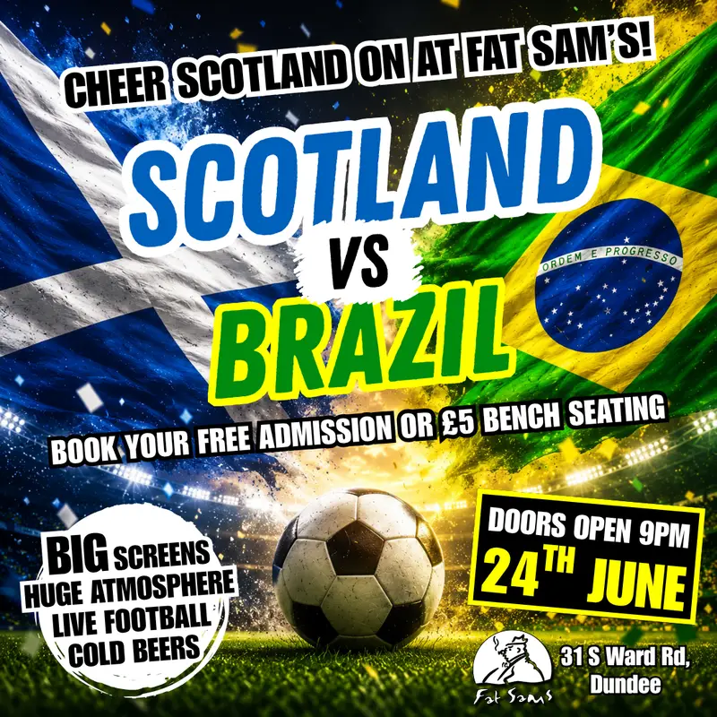 Scotland vs Brazil Live Football | Dundee | 24th June